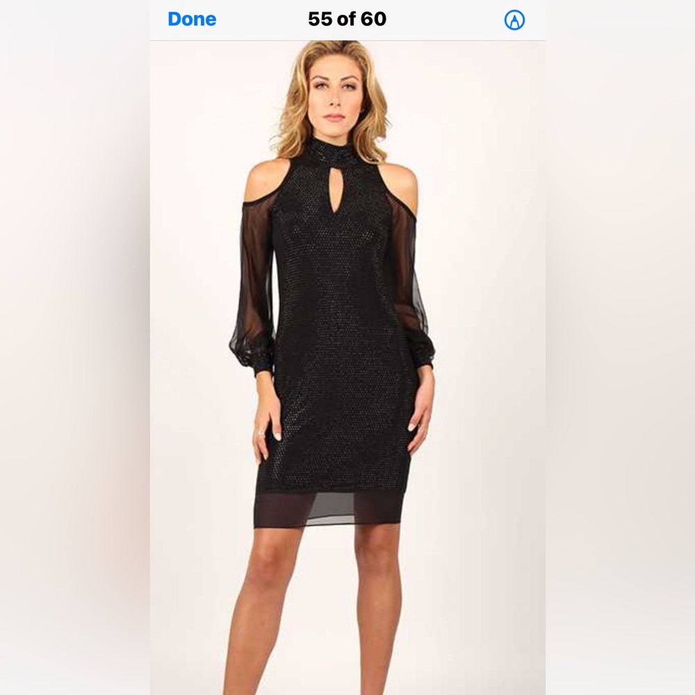 GRAYSE Black cocktail dress ST JOHN company